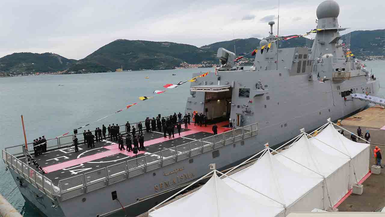 Corveta Semaisma, da classe Al Zubarah. Foto: Fincantieri

