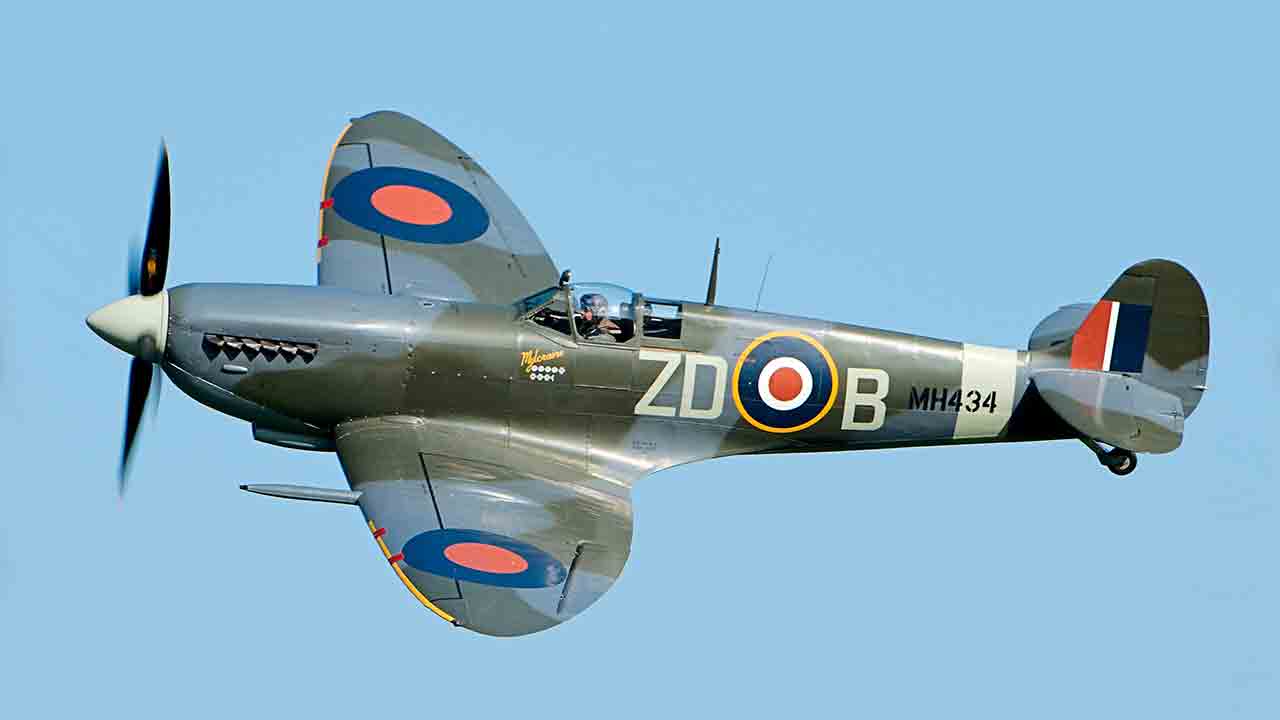 Caça Spitfire. Foto: Wikimedia