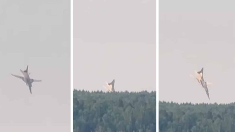 Bombardeiro russo Tu-22M3 cai na Sibéria durante voo de treinamento