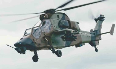 Helicóptero Tiger do Exército francês. Foto: 4e brigade d’aérocombat - @4e_BAC