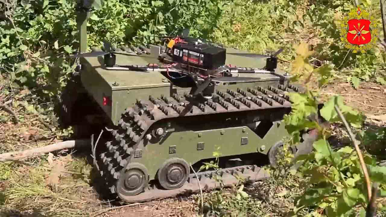 Rússia mostra uso de drones em operações de engenharia militar perto de Dobropillia