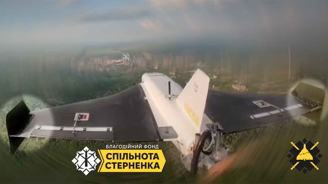 Drones russos Gerbera recebem winglets e tanque extra para ampliar alcance. Foto: X @sternenkofund