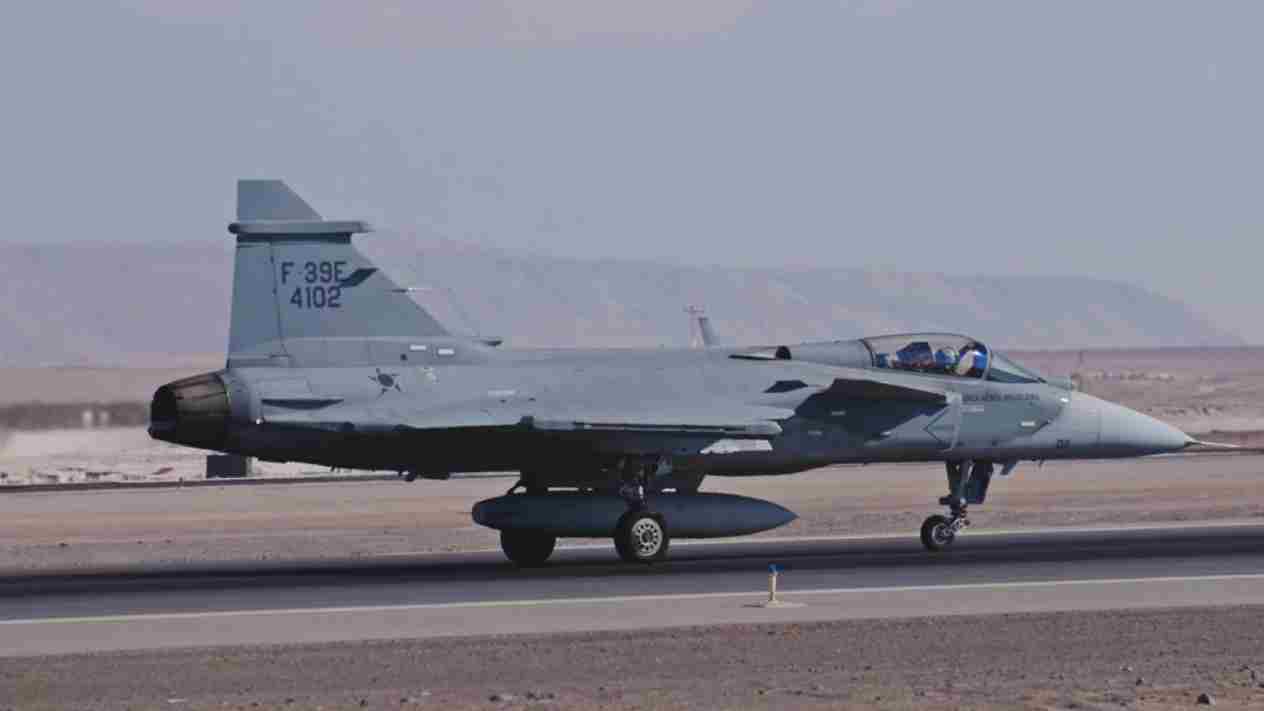 Gripen do Brasil estreia em exercício internacional durante o SALITRE 2026