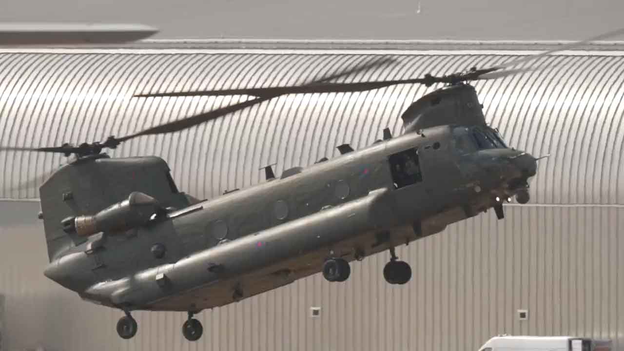  Helicóptero Chinook da Royal Air Force