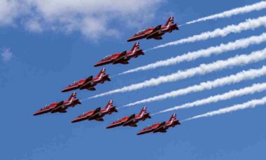 Red Arrows receberão novos jatos após investimento de US$ 475 milhões da RAF