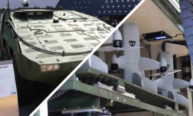 Alemanha apresenta blindado Boxer capaz de lançar drones de reconhecimento e interceptação