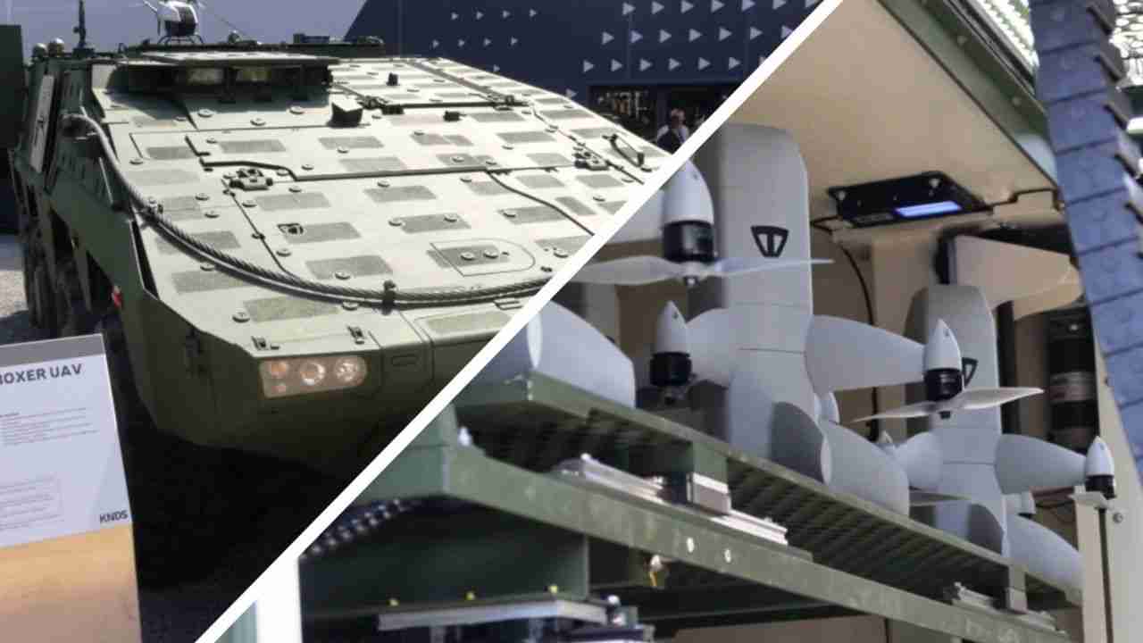 Alemanha apresenta blindado Boxer capaz de lançar drones de reconhecimento e interceptação