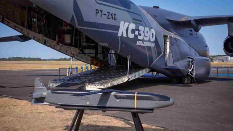 Embraer integra míssil Barracuda-500M ao C-390 para lançamentos paletizados