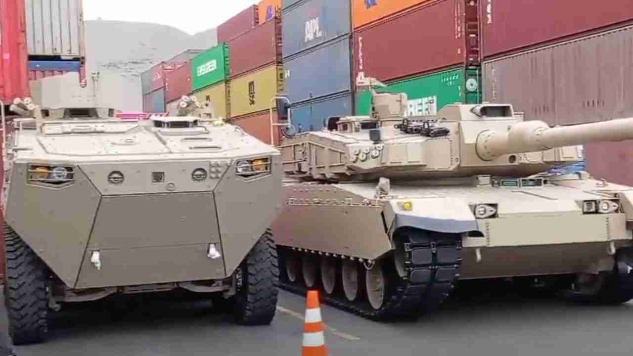 Peru recebe tanques K2 e blindados sul-coreanos para testes antes de compra definitiva