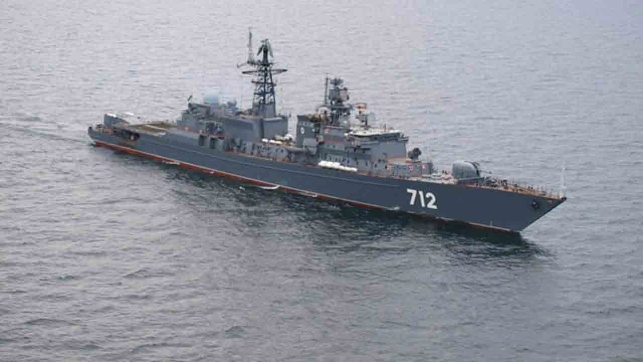 Fragata russa Neustrashimy. Foto: Wikimedia / Ministério da defesa da Rússia