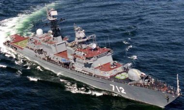 Fragata russa Neustrashimy. Foto: Wikimedia / Ministério da defesa da Rússia