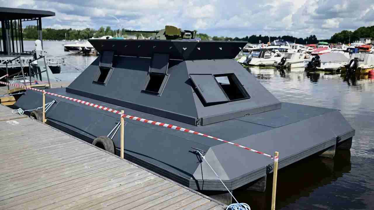 Rússia desenvolve plataforma flutuante para combater drones navais