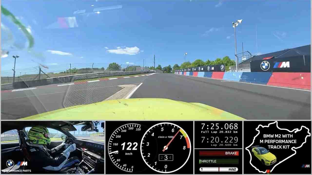 BMW M2 quebra o próprio recorde em Nürburgring com pacote de pista