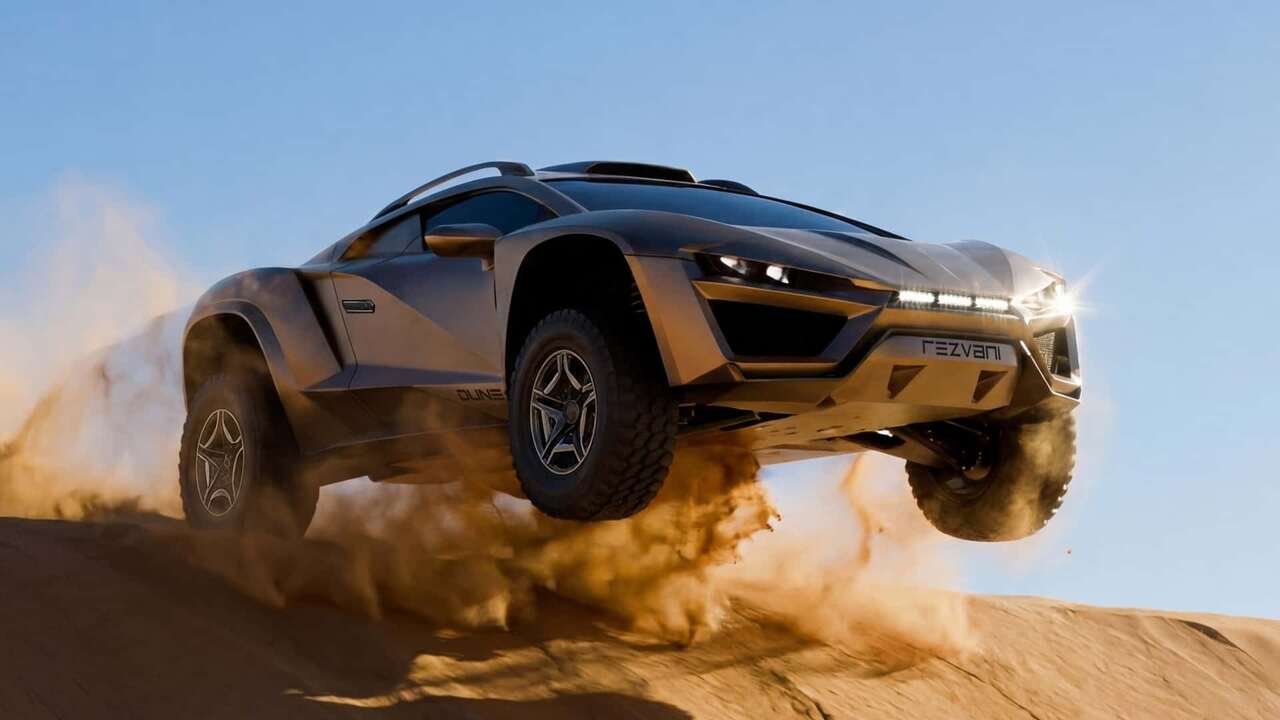 Novo Rezvani Dune combina desempenho de supercarro com capacidade off-road extrema