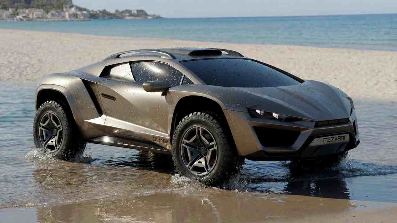 Novo Rezvani Dune combina desempenho de supercarro com capacidade off-road extrema