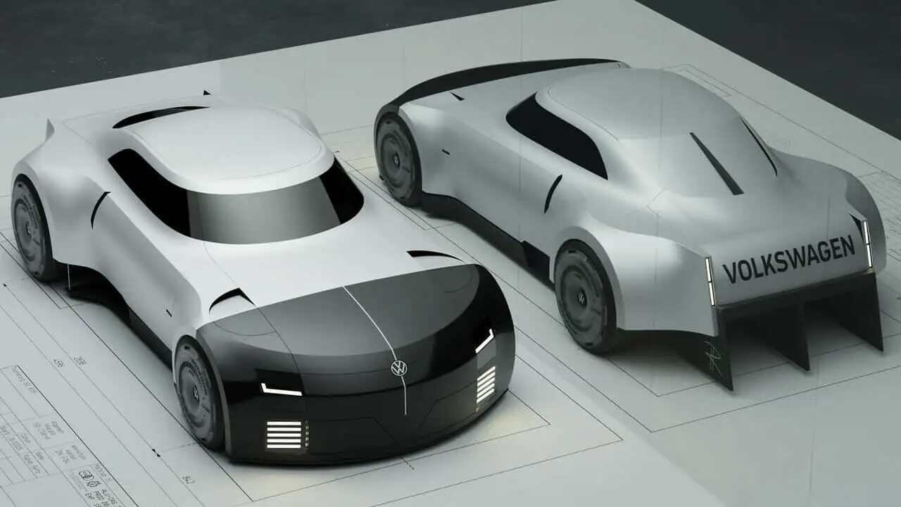 Estagiário da Volkswagen cria conceito de superesportivo futurista