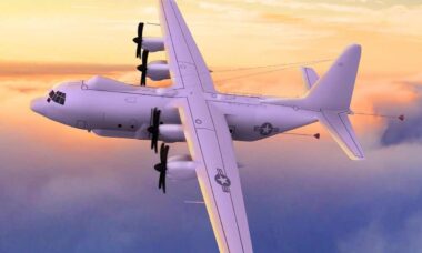 E-130J Phoenix II (renderização de artistas). Foto: Navair