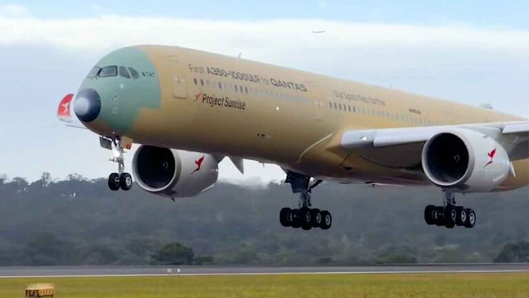 O novo avião da Qantas voou 19 horas sem escalas até a Austrália