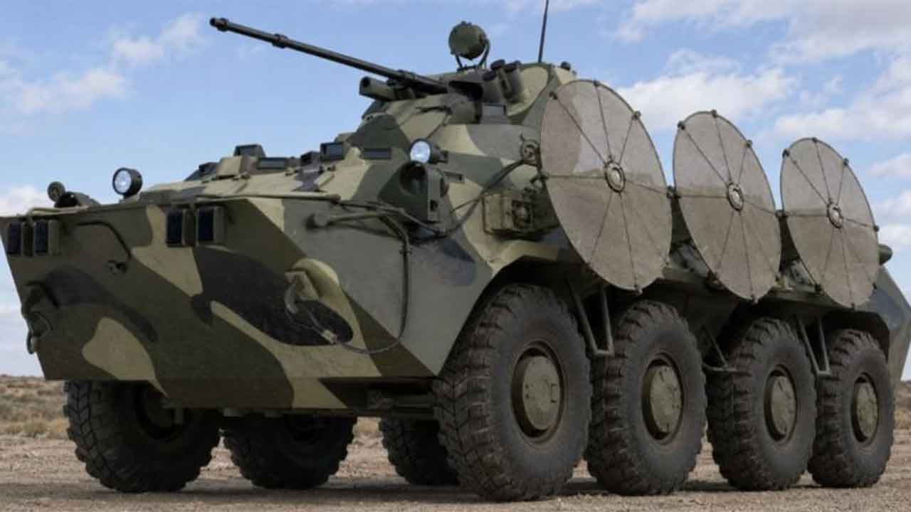ロシア、装甲車両をドローンから守る"回転式傘"の特許を登録(写真:ロシア・ジュコフ軍事アカデミー)