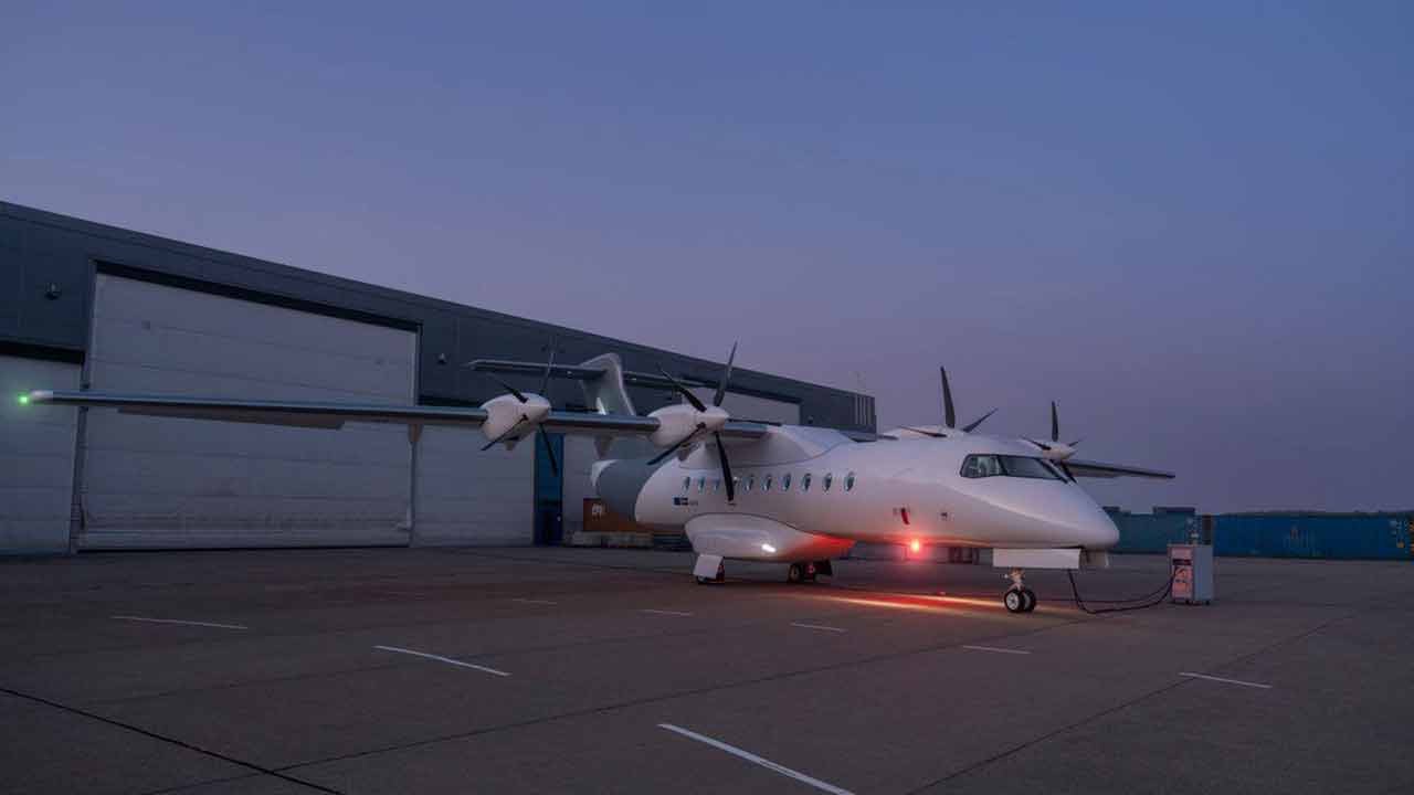 Pesawat listrik X1. Foto: Heart Aerospace