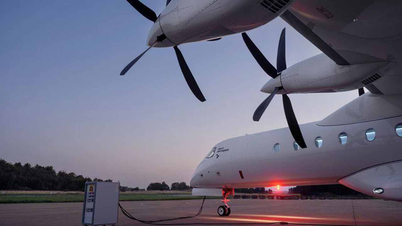 Pesawat listrik X1. Foto: Heart Aerospace
