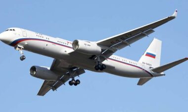 Aeronave de comando russa foi à China às vésperas de bombardeios americanos no Irã