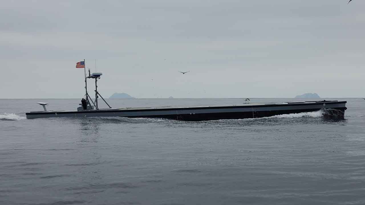 Autonomous Low-Profile Vessels (ALPVs)。照片：美國海軍陸戰隊