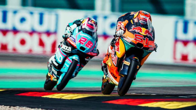 Brian Uriarte vence duelo por 0,063 segundo no GP da Alemanha de Moto3