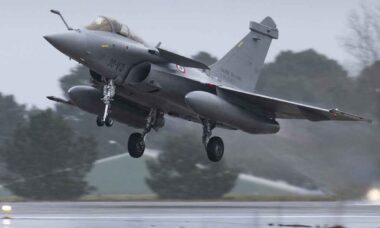 Caça Rafale. Foto: X @Armee_de_lair