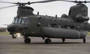 CH-47 Chinook da Royal Air Force. Foto: DVIDS