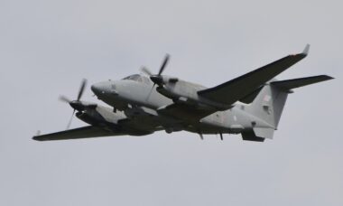 Reino Unido aposentará aviões espiões Shadow para ampliar uso de drones