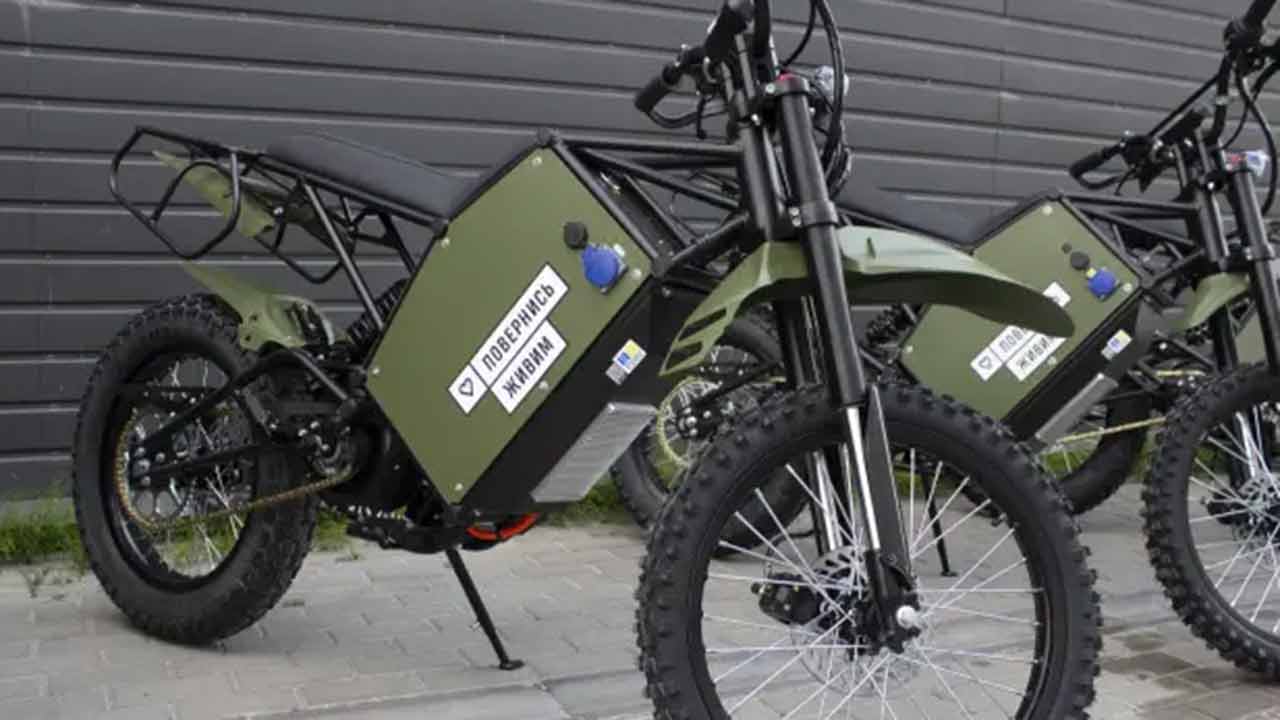 Bicicleta elétrica Positive Military. Foto: ELEEK
