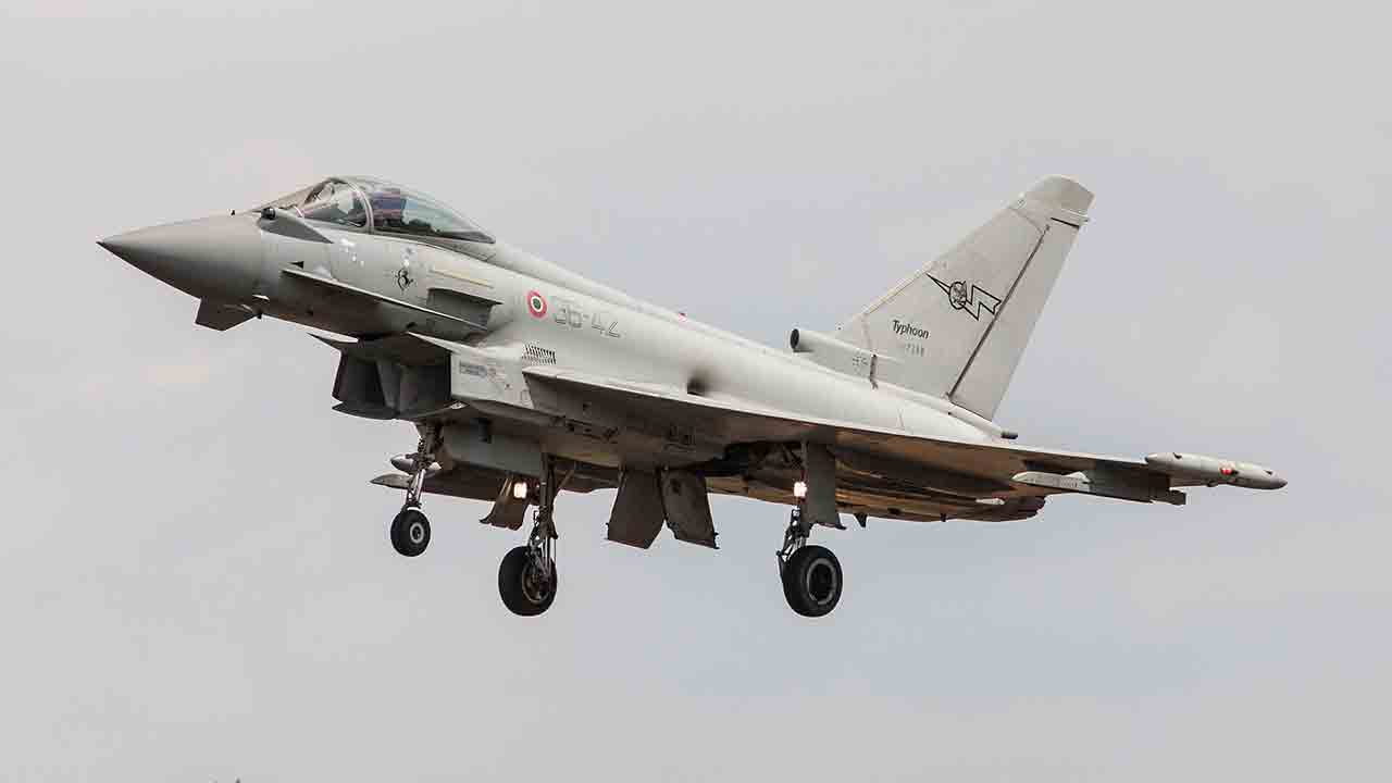 Eurofighter EF-2000 Typhoon – Força Aérea Italiana. Foto: Wikimedia