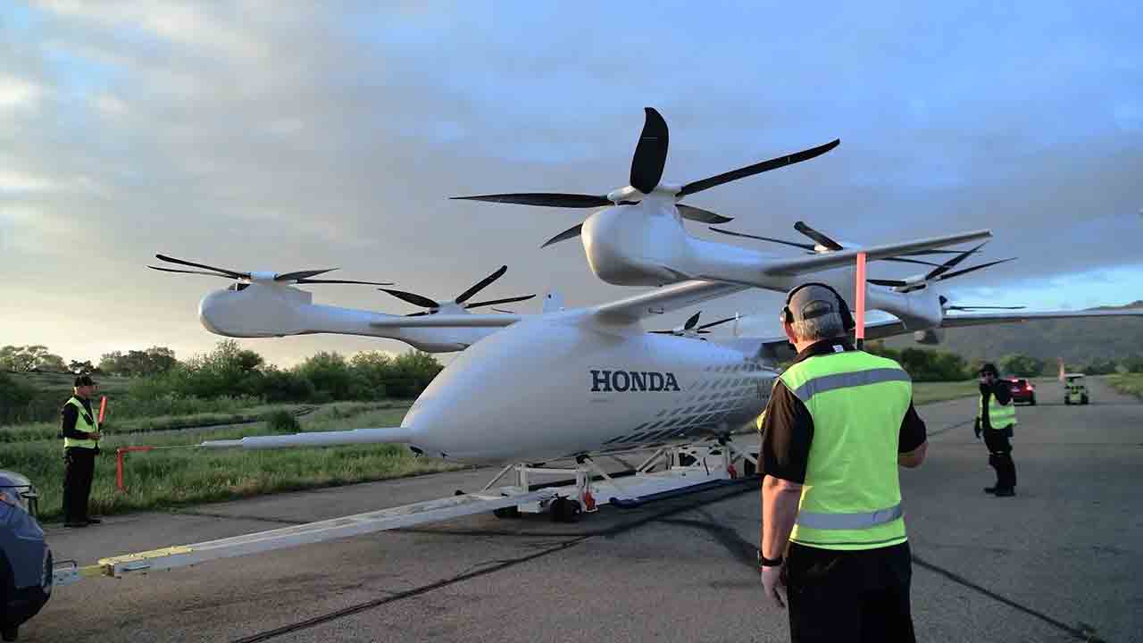 eVTOL da Honda completa primeiro voo. Foto: Honda Global R&D/HGR