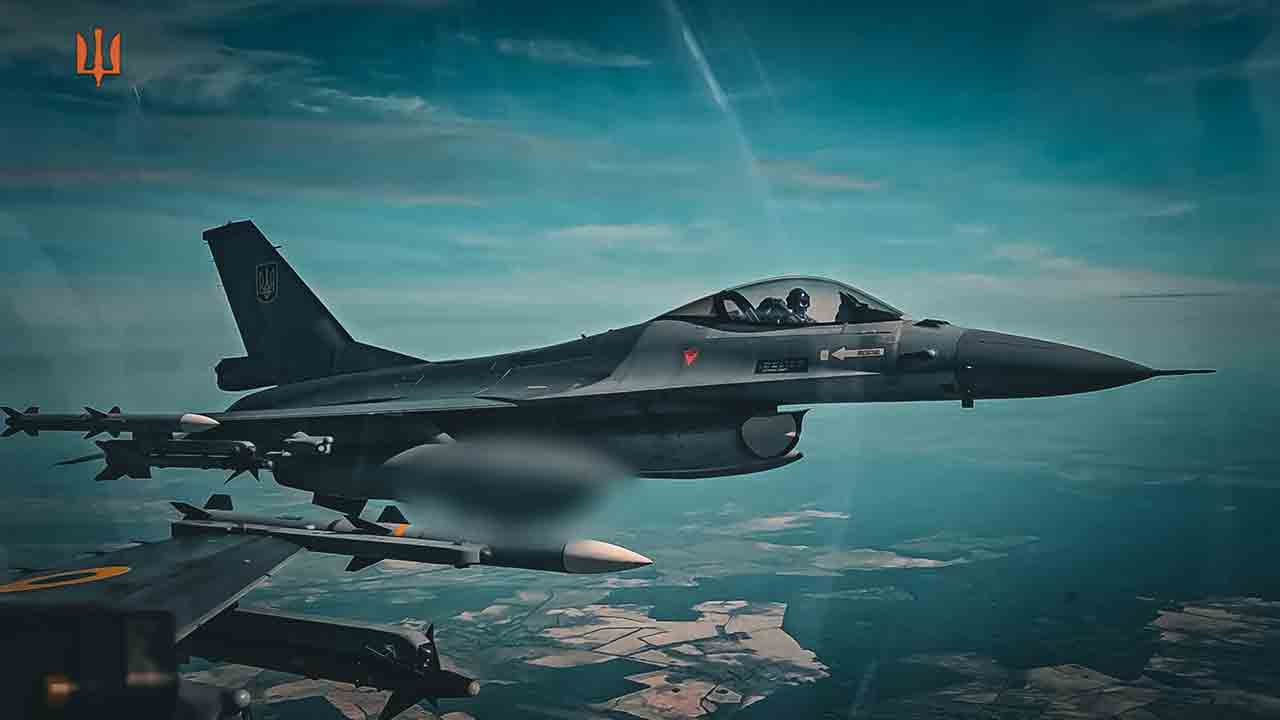 F-16. Foto: Ukrainian Air Force - X @KpsZSU