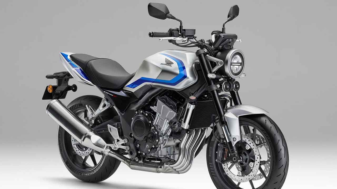 CB400 Super Four - Wolf Silver Metallic. Foto: Honda
