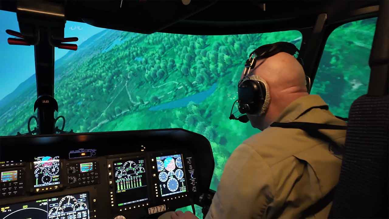 フライトシミュレーター。写真:Russian Helicopters — Telegram @rhc_aero