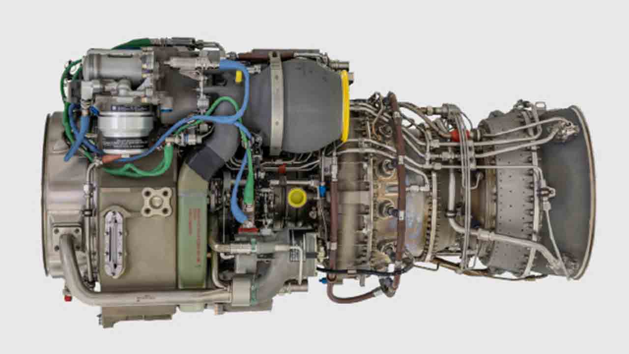 CT7-2E1エンジン。写真：GE Aerospace