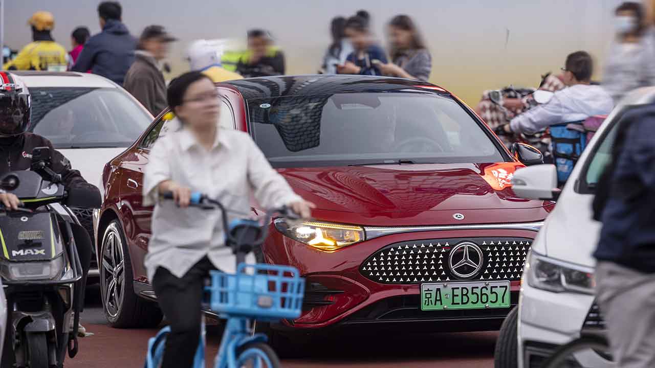 北京のMercedes-Benz CLA。写真:Mercedes-Benz