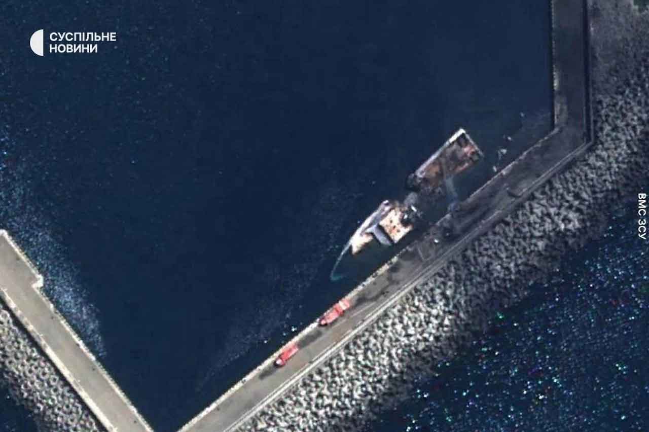Nave pattuglia Izumrud. Foto: Telegram @war_home
