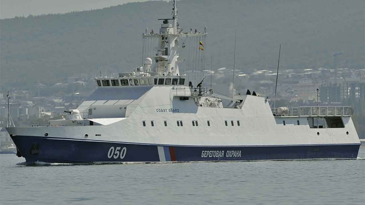 Nave pattuglia del Progetto 22460, della stessa classe dell’Izumrud. Foto illustrativa: Wikimedia