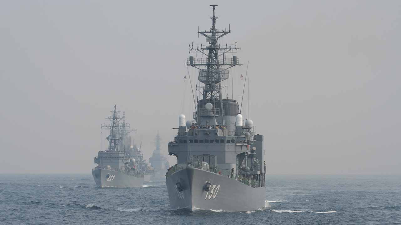 Abukuma-class warships. Photo: Wikimedia