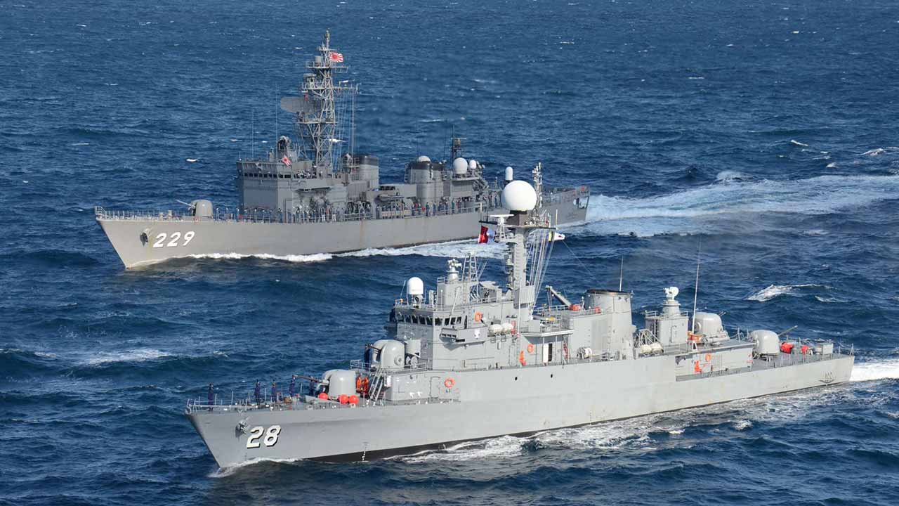Abukuma-class warships. Photo: Wikimedia