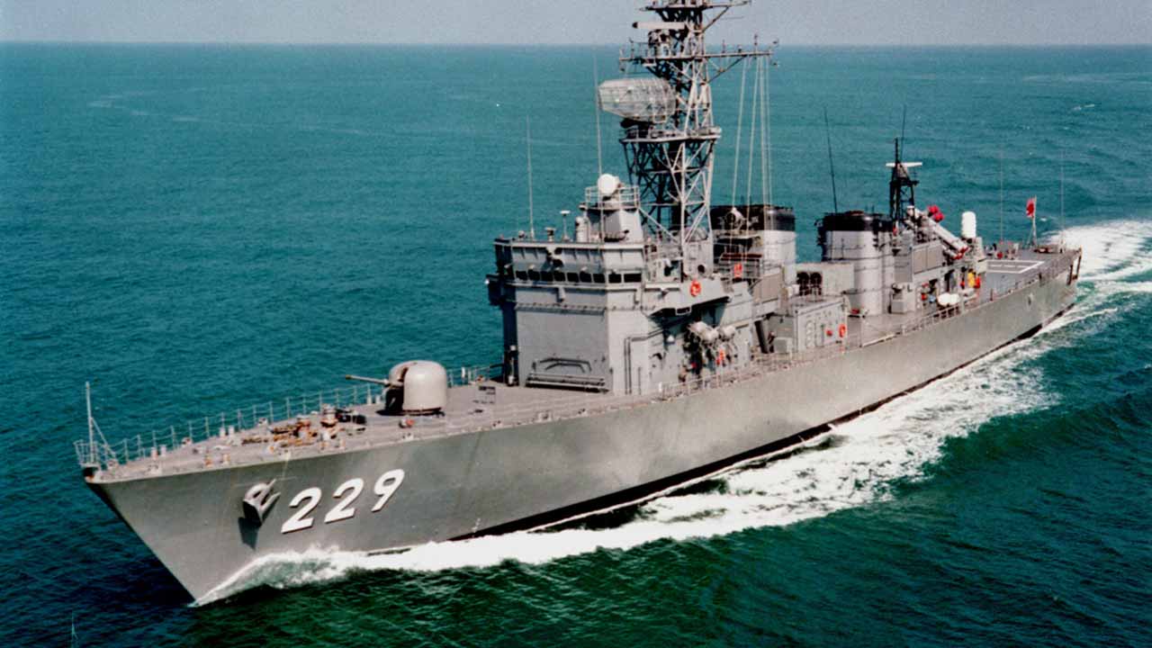 Abukuma-class warships. Photo: Wikimedia