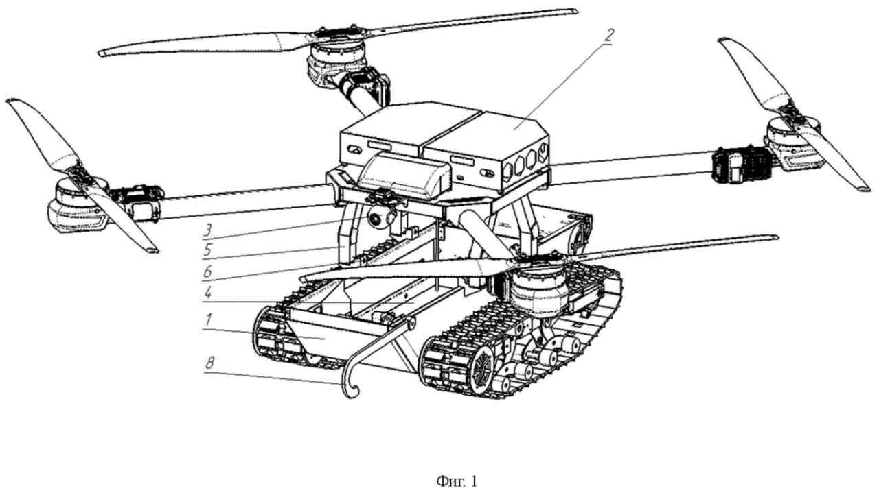 Rússia registra patente de robô de combate que transporta drone próprio
