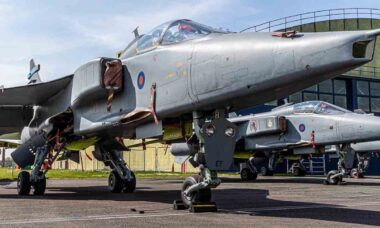 SEPECAT Jaguar da RAF. Foto: RAF Photographer, X @RAFPhotog