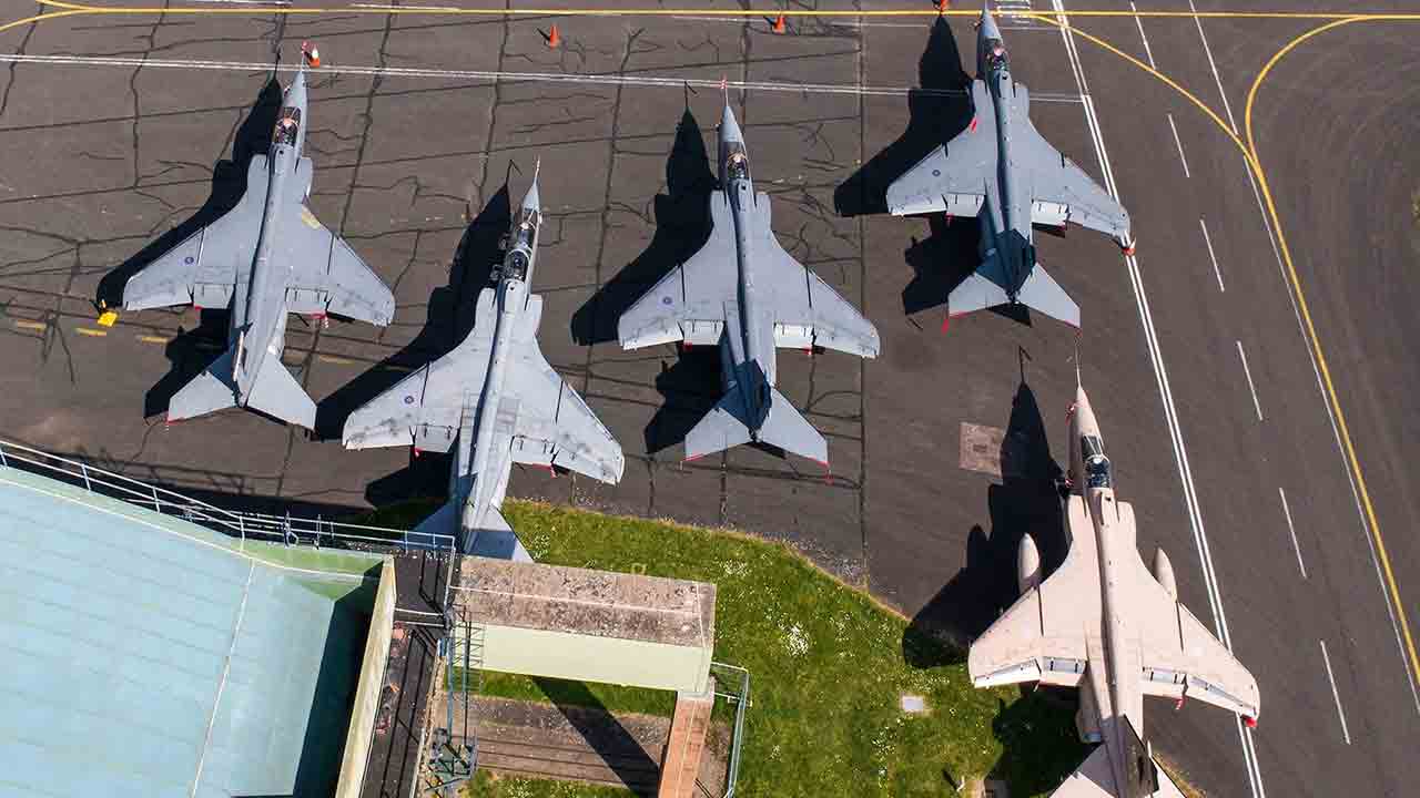 RAFのSEPECAT Jaguar。写真: RAF Photographer, X @RAFPhotog