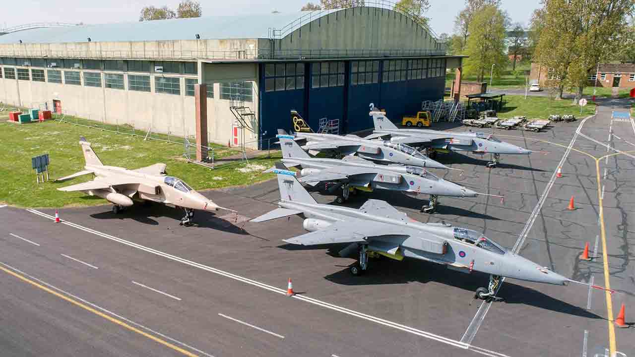 RAFのSEPECAT Jaguar。写真: RAF Photographer, X @RAFPhotog