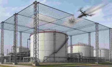 Rússia desenvolve estrutura metálica para proteger refinarias de ataques com drones