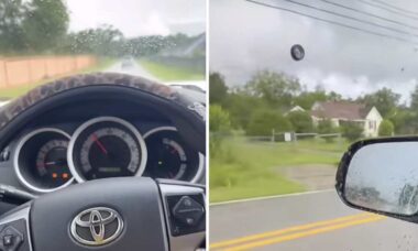 Vídeo: Motorista ignora vibração no volante e vê roda do Toyota sair voando na estrada